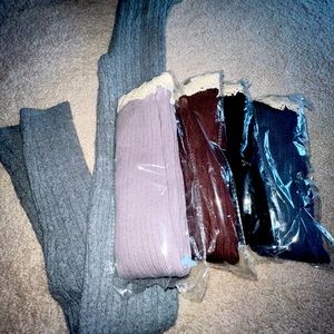 Sweater leggings , pack of 4 knee high socks